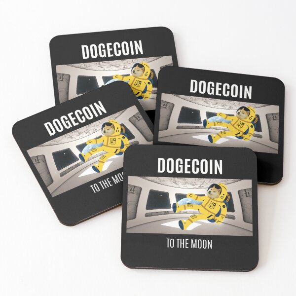 Item preview, Dogecoin to the moon Doge 1 Mission To Space Panoramic View Doge-1 designed and sold by NFTDesignsBLV.