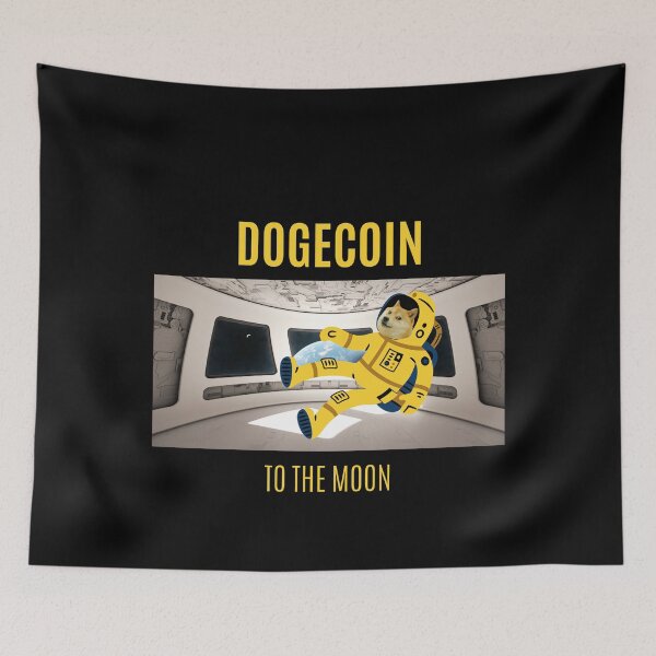 Item preview, Panoramic View of Dogecoin to the moon Doge 1 Mission To Space Doge-1 designed and sold by NFTDesignsBLV.