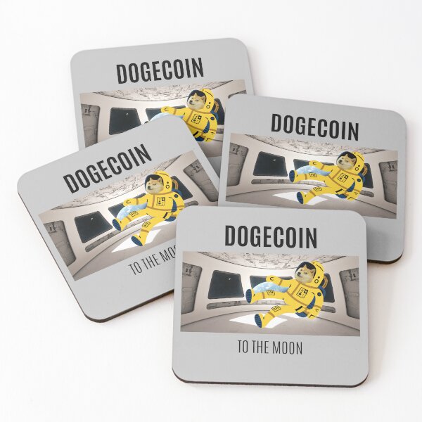 Item preview, Panoramic View Of Earth and The Moon Dogecoin Version Doge-1 Doge1 designed and sold by NFTDesignsBLV.