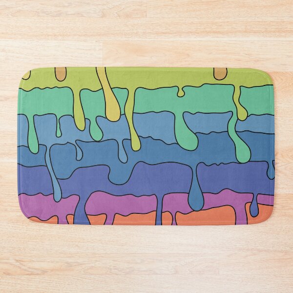Artikelvorschau, Tropfender schmelzender Regenbogen 90er Retro Slime entworfen und verkauft von ind3finite.