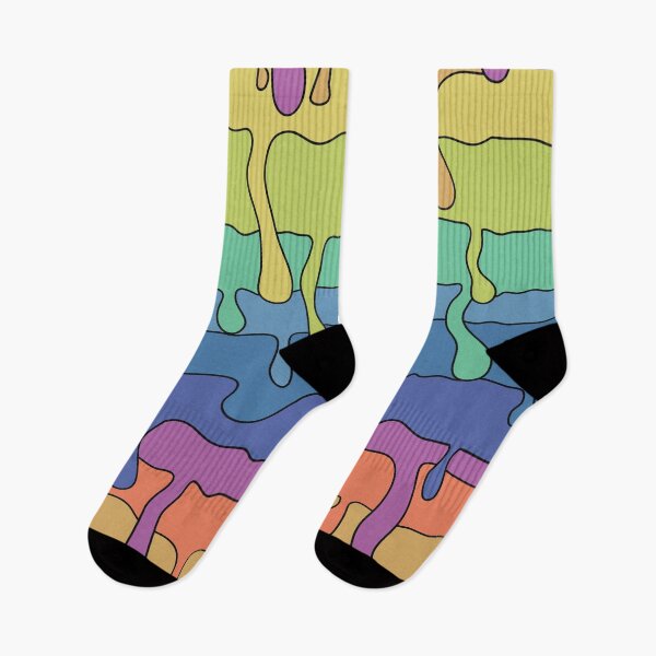 Item preview, Drippy Melting Rainbow 90s Retro Slime designed and sold by ind3finite.