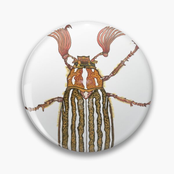 Item preview, Ten-lined Beetle designed and sold by Stephanie Wilker.