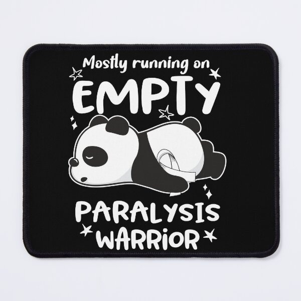 Item preview, Paralysis Awareness - Mostly Running On Empty Paralysis Warrior designed and sold by Hilten.