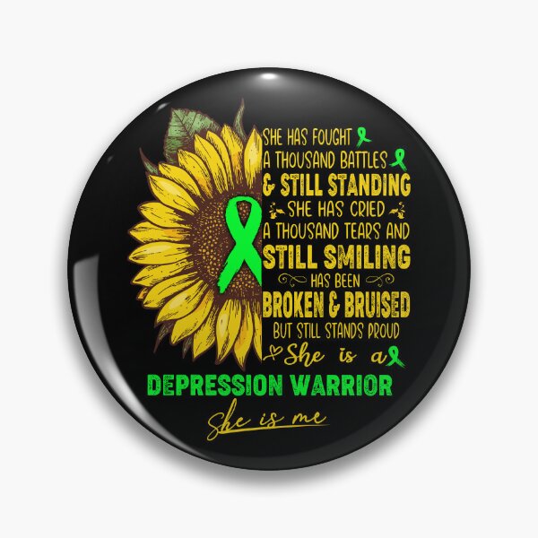 Item preview, Depression Awareness - She is An Depression Warrior SHE IS ME designed and sold by ArangoaStore.
