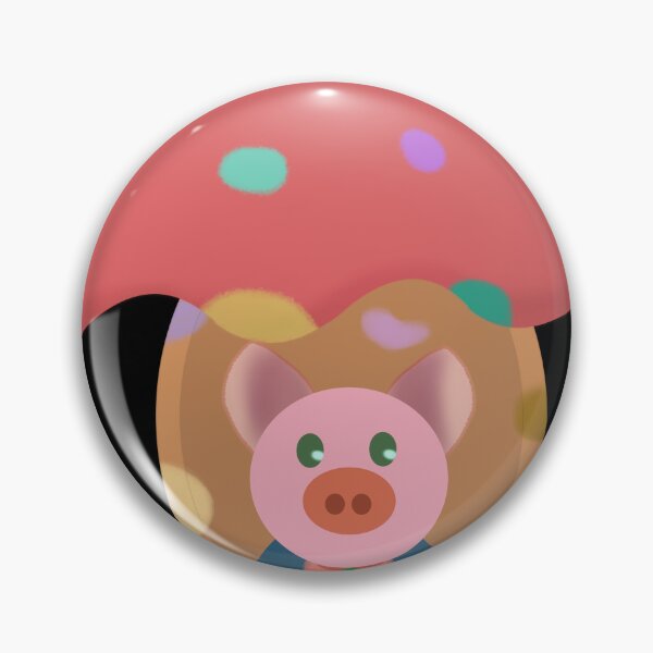 Item preview, Piggy Waiting Under A Mushroom designed and sold by MILdecals.