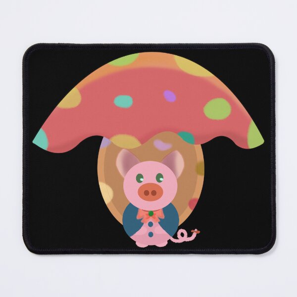 Item preview, Piggy Waiting Under A Mushroom designed and sold by MILdecals.