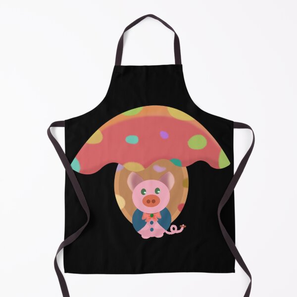 Item preview, Piggy Waiting Under A Mushroom designed and sold by MILdecals.