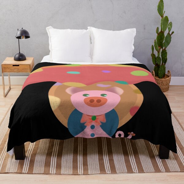 Item preview, Piggy Waiting Under A Mushroom designed and sold by MILdecals.