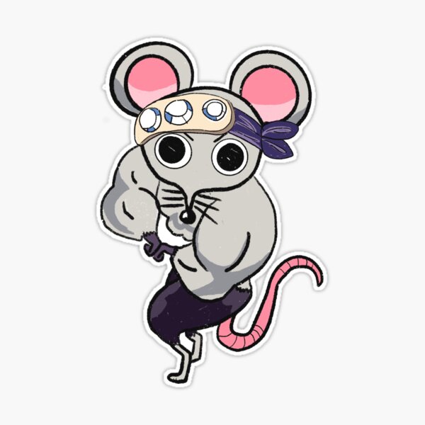 "muscle mice" Sticker by niiconiico