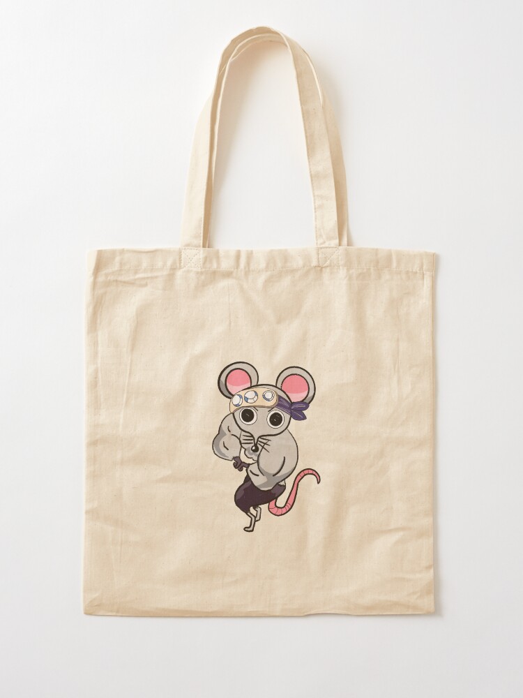 Imagen 2 de 5, Bolsa de tela con la obra Muscle mice , diseñada y vendida por niiconiico.