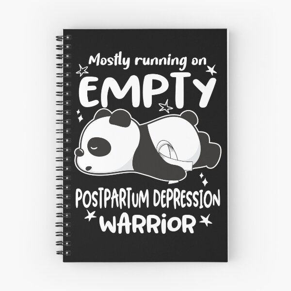Item preview, Postpartum Depression Awareness - Mostly Running On Empty Postpartum Depression Warrior designed and sold by Hilten.