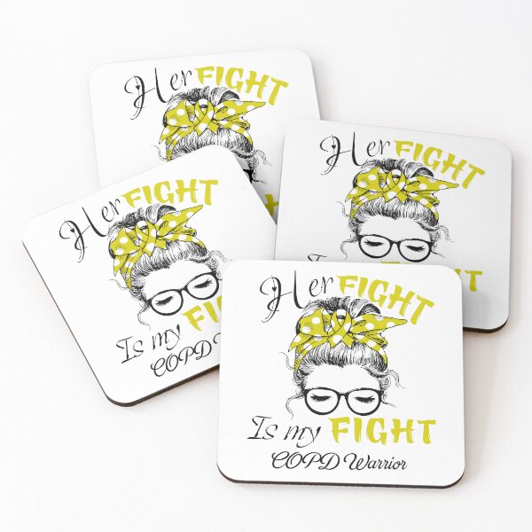 Item preview, COPD Awareness - Her Fight is my Fight - Support COPD Gifts designed and sold by Aaron309.