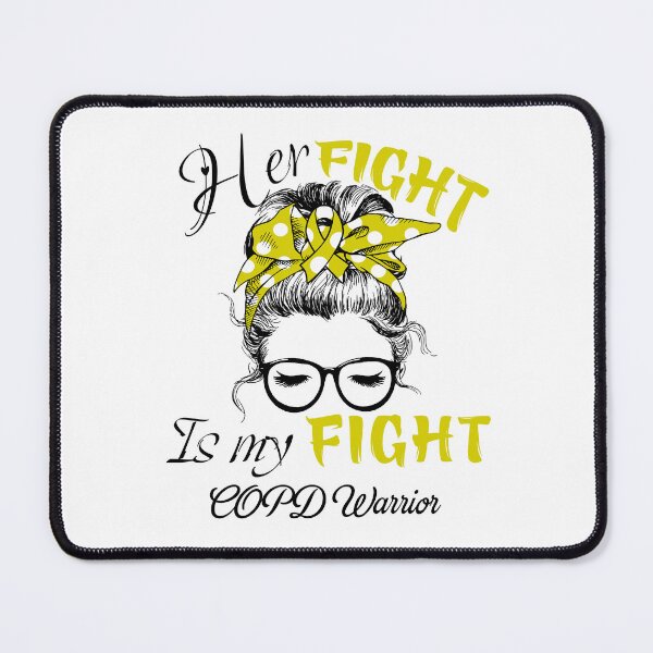 Item preview, COPD Awareness - Her Fight is my Fight - Support COPD Gifts designed and sold by Aaron309.