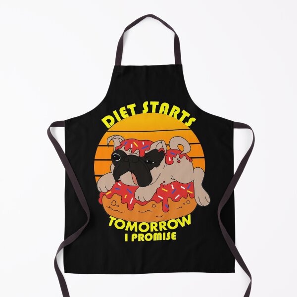 Item preview, Diet Starts Tomorrow I Promise Pug designed and sold by Pugstuff.