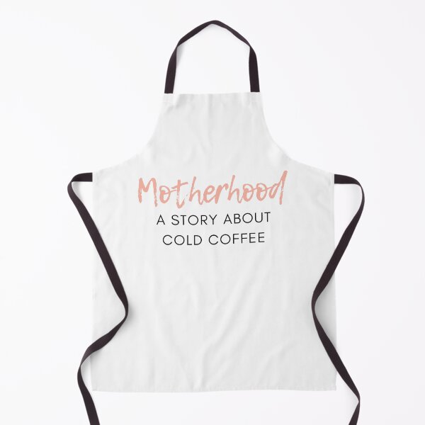 Artikelvorschau, Mutterschaft. Eine Geschichte über kalten Kaffee. Lustiger Mama-Kaffeeliebhaber-Sprichwort. entworfen und verkauft von That Cheeky Tee.