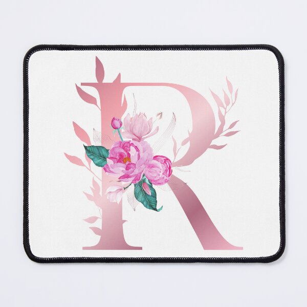Item preview, Pink customazible watercolor alphabet letter prints designed and sold by VisionArtist Ca.