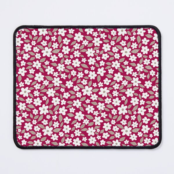 Item preview, Ditsy Floral Daisy Pattern Fuchsia designed and sold by Julie Erin Designs.