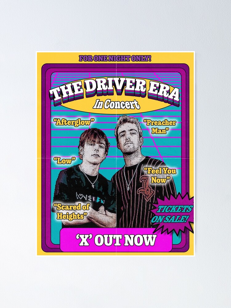 The Driver Era Poster For Sale By Sam042100 Redbubble