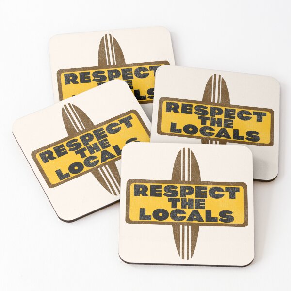 Item preview, RESPECT THE LOCALS Surfing designed and sold by ourkid.
