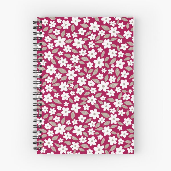 Item preview, Ditsy Floral Daisy Pattern Fuchsia designed and sold by Julie Erin Designs.