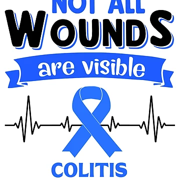 Artwork thumbnail, Colitis Awareness - Not Every Disability Is Visible by RidnerStore