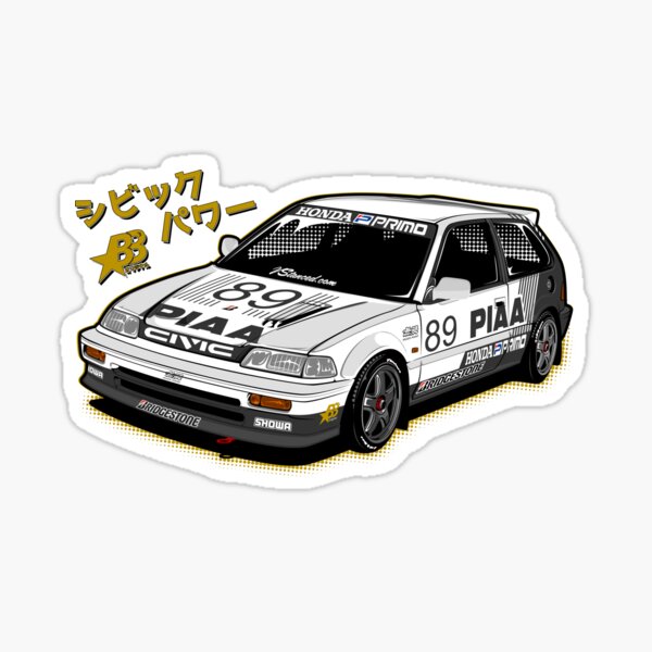 Civic EF3 - JTCC PIAA livery - Sticker Sticker