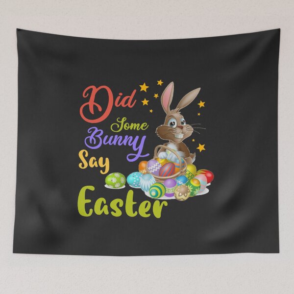 Item preview, Easter Bunny Did some Bunny Say Easter Cute Easter bunny designed and sold by SweetbeStore.