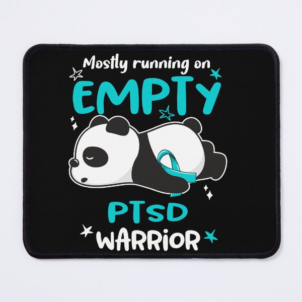 Item preview, PTSD Awareness - Mostly Running On Empty PTSD Warrior designed and sold by Hilten.