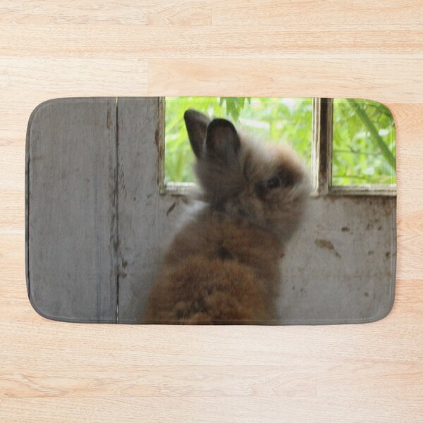 Item preview, Bunny looking out window designed and sold by grey-hand-art.