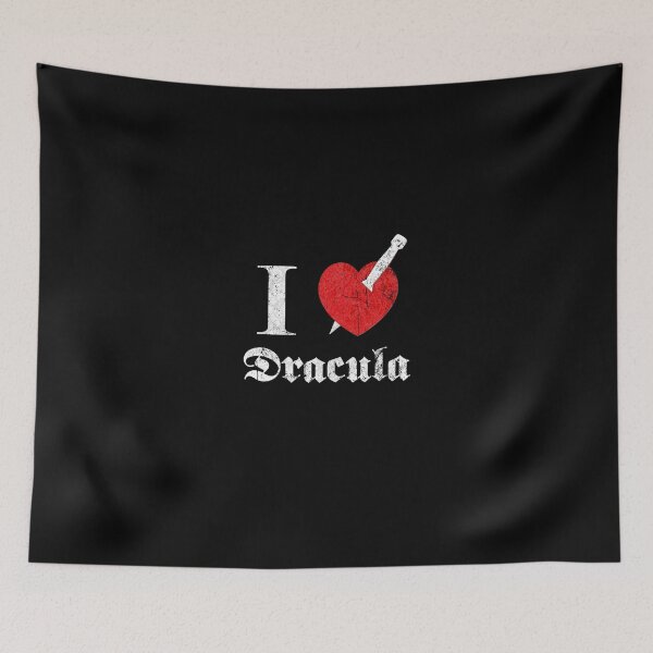 Item preview, I love (to kill) Dracula (white font eroded) designed and sold by Mystic-Land.