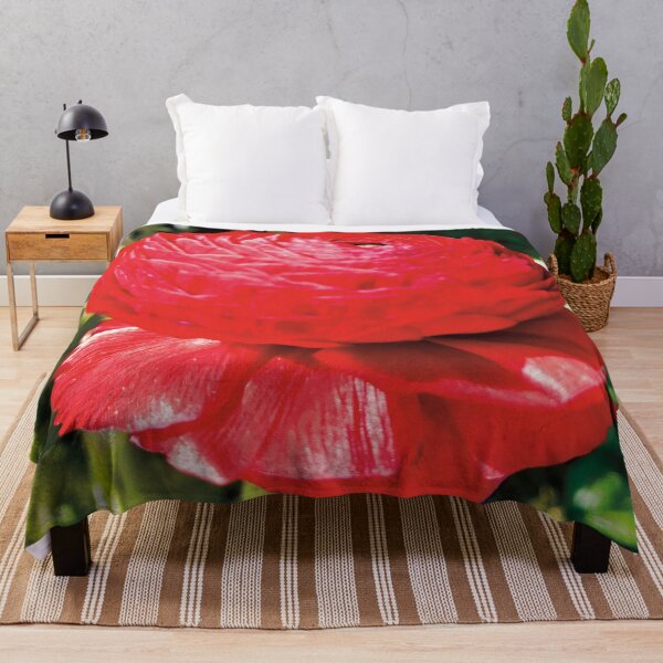 Item preview, Beautiful Red Persian Buttercup Flower Photography designed and sold by hanyj732.