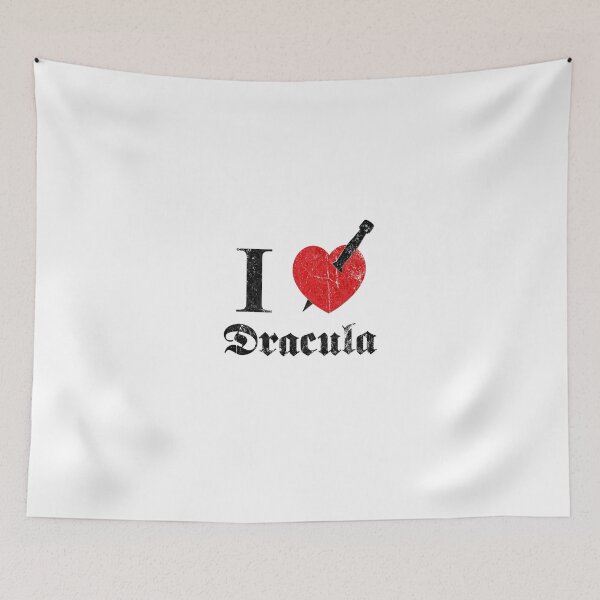Item preview, I love (to kill) Dracula (black font eroded) designed and sold by Mystic-Land.