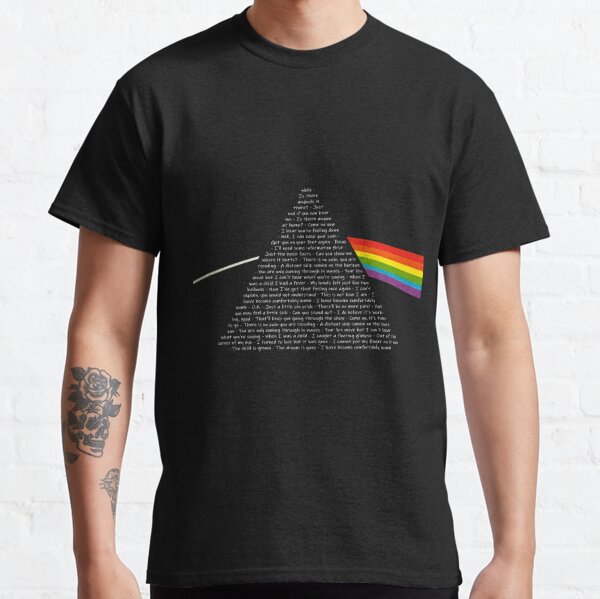 Paroles et traduction de la chanson « Comfortably Numb » par Pink Floyd T-shirt classique