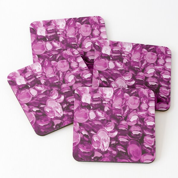 Item preview, Violet Smooth Glass Stone Mosaic  designed and sold by GnuArt.