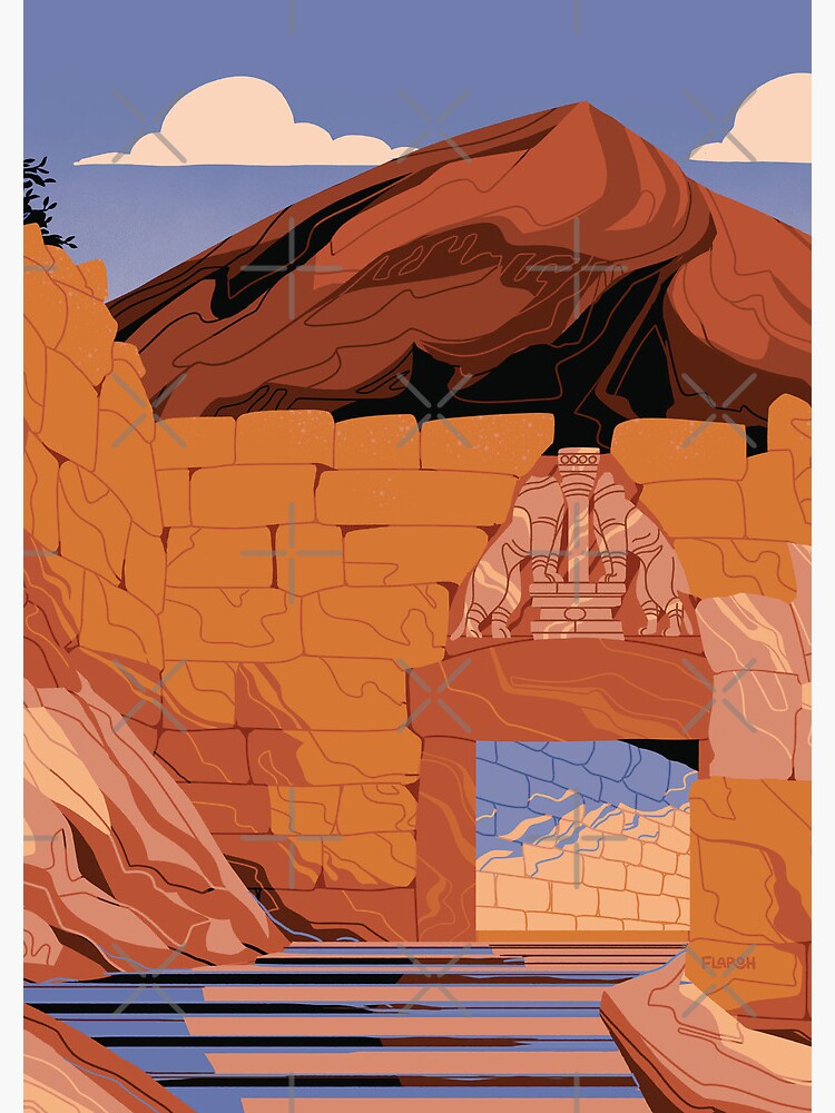 Mycenae Lion Gate by flaroh