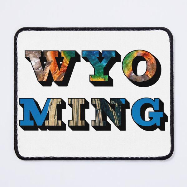 Item preview, Wyoming w/ National Landmarks designed and sold by Pajamurai.