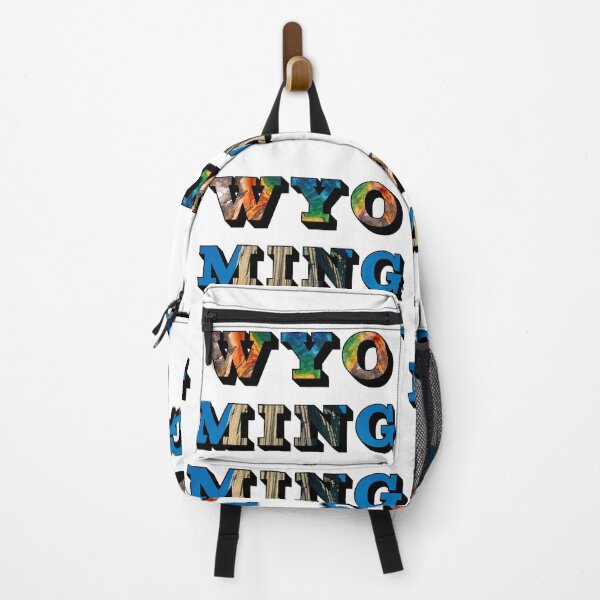 Item preview, Wyoming w/ National Landmarks designed and sold by Pajamurai.