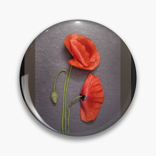 Item preview, Red Poppy Flower Blossoms Digital Collage Design designed and sold by EarthArtDesigns.
