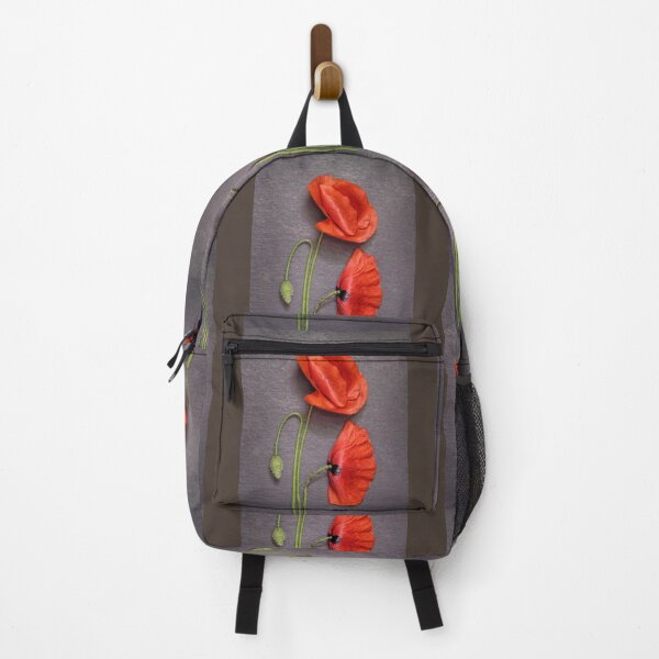 Item preview, Red Poppy Flower Blossoms Digital Collage Design designed and sold by EarthArtDesigns.
