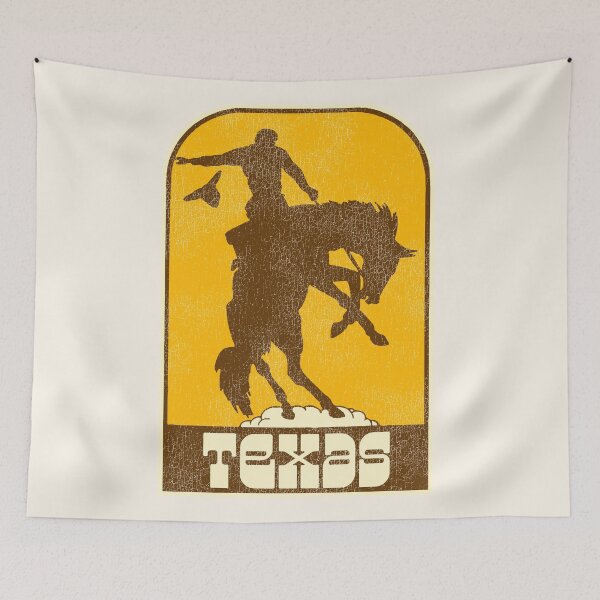 Item preview, Texas Vintage Western Cowboy Rodeo Travel Souvenir designed and sold by ourkid.