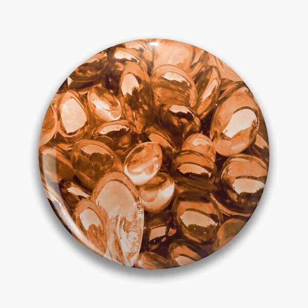 Item preview, Orange Smooth Glass Stone Design  designed and sold by GnuArt.