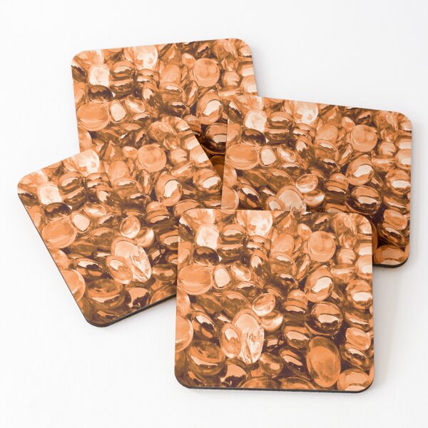 Item preview, Orange Smooth Glass Stone Design  designed and sold by GnuArt.