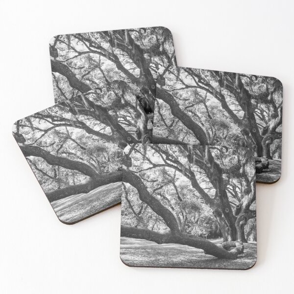 Item preview, Live Oak Tree Sprawl - Black and White designed and sold by Lostlogo.