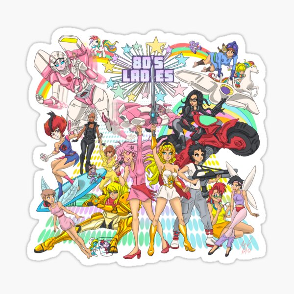 80’s Ladies Sticker