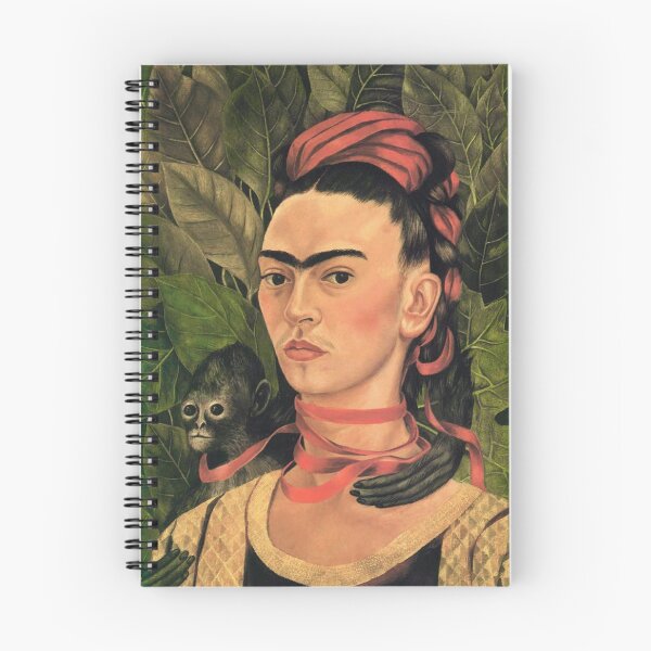 Item preview, Self Portrait with Monkey by Frida Kahlo designed and sold by FridaBubble.