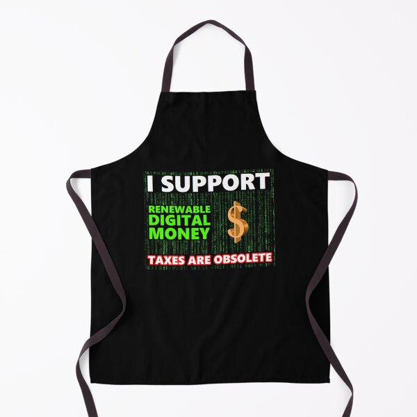 Item preview, I SUPPORT RENEWABLE DIGITAL MONEY (Version2) designed and sold by BrandoCafe.