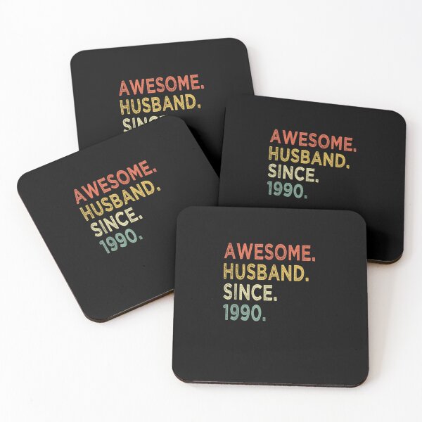 Item preview, Awesome Husband Since 1990 32 Wedding Aniversary Gift Funny T-Shirt designed and sold by shop   luisant.