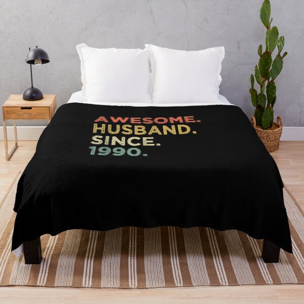 Item preview, Awesome Husband Since 1990 32 Wedding Aniversary Gift Funny T-Shirt designed and sold by shop   luisant.
