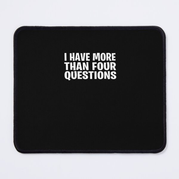 Item preview, I Have More Than Four Questions Funny Passover Seder Premium T-Shirt designed and sold by shop luisant.