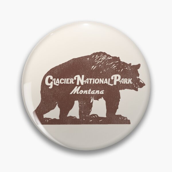 Item preview, Glacier National Park Vintage Travel Souvenir designed and sold by ourkid.